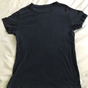 navy blue tee